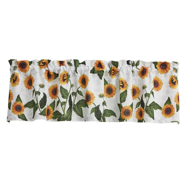 Sunflower Toile Valance - 60x14 Park designs - The Fox Decor
